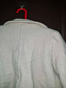 Beige Cropped Jacket