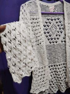 Crochet Knit Cardigan