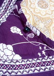 Pure Cotton Kurti Set With New Sare
