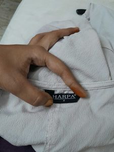 Square Neck Button-Down Blouse