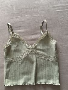 H&M Lace spaghetti top S