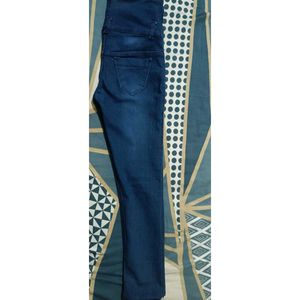 High-Waisted Denim Jeans