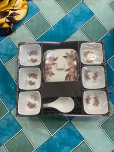 Dinnerware Set with Floral Design