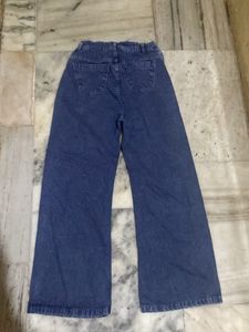 Wide Leg Denim Jeans