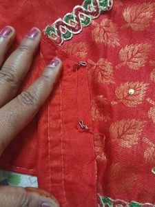 Red Embroidered Lehenga Choli Set