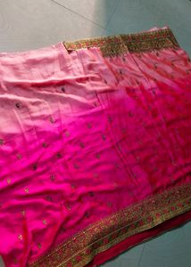 Full Designer Women Georgette Saree