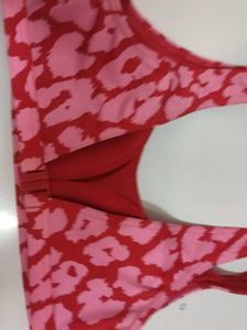 Pink Leopard Sports Bra