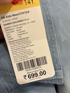 Brand New Denim Cargos With Tag