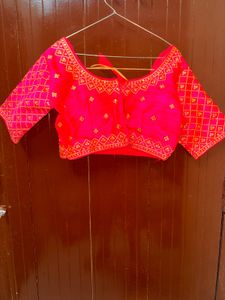 Pink Embroidered Blouse