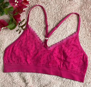 Pink Polka Dot Bralette