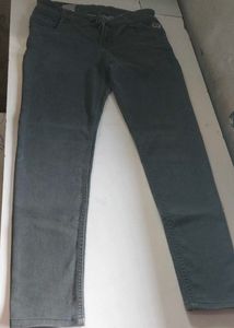 Gray Denim Jeans