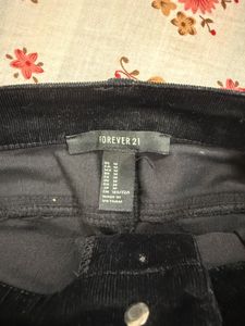 Forever 21 Black Suede Mini Pencil Skirt