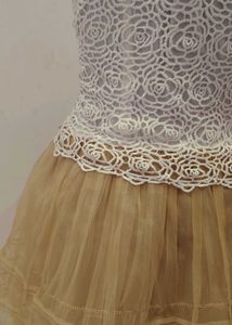 White Lace Drop Waist Dress