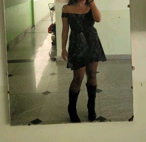 A Mini Black Dress
