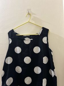 Polka Dot Sleeveless Top