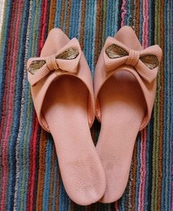 Pink Bow Sandals