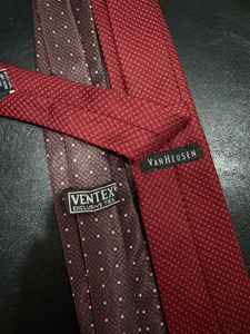 Red &amp; Burgundy Ties - Set of 2