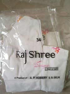 White Bra Cotton 6 Pcs Combo