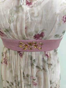 Floral Chiffon Midi Dress