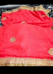 Embroidered Saree