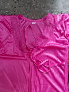 Pink Nighty Sat Length 49..