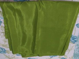 Olive Green Shimmer Fabric