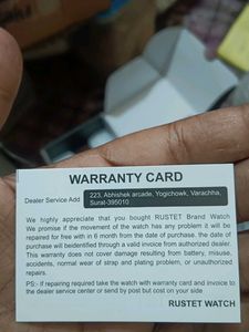 RUSTET Quartz Watch choose any one