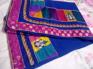 Pure Cotton Kurti Ke Sath Wedding Saree Free