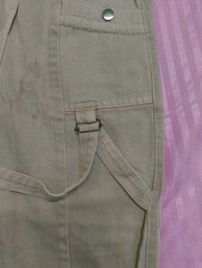 Beige Cargo Pants