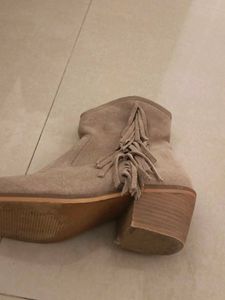 Branded original leather Cowgirl Ankle Boots