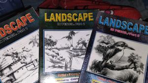 Landscape In Pencil Part 1, 2 & 3 By Prashanta Kar