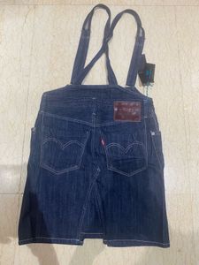 Denim Dungree Skirt