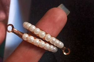 Pearl Golden Studs