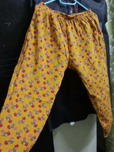 Mustard Green Colour Anarkali Suit Set