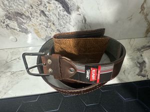 Levi's Leather Belt & Wallet Set