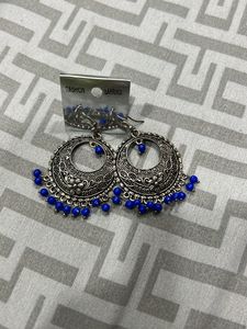 Iodise Earrings Blue And Pink Colour