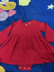 Cute Red Baby Dress