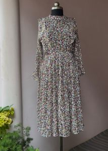 Floral Print Midi Dress