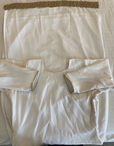 Simple White Kurta