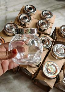 Unused 16pc Glass Jar