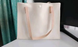 Chic White Tote Bag