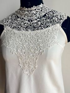 Lace Embroidered Detail too in Ivory colour