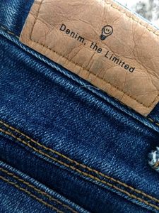THE LIMITED BRANDED knee Ribbed Korean Jeans