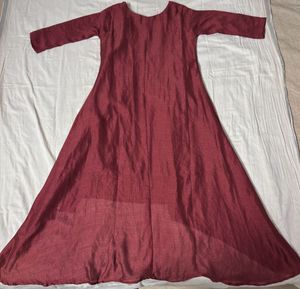 RUST ANARKALI KURTI