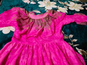 Pink Floral Dress