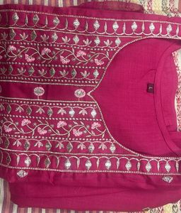 Embroidered Kurti Top
