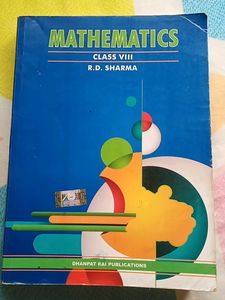 RD Sharma Class 8 Mathematics Book