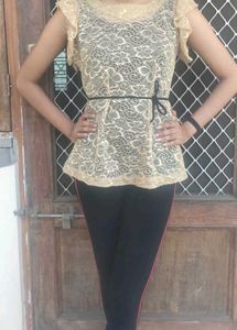 Vintage Ruffled Top