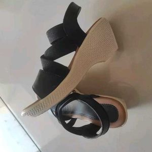 Black Strappy Platform Sandals