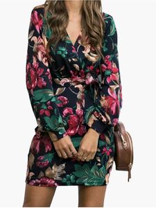 Floral Wrap Dress